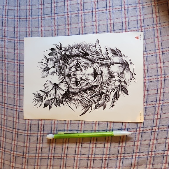 Temporary Tattoo Tiger - Picture 2 of 3